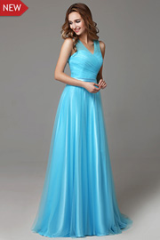 blue bridesmaid dresses - JW2665