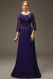 Purple mother of the bride dresses - M2569