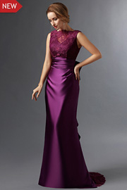 Purple mother of the bride dresses - JW2696
