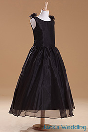 Black flower girl dresses - JW1765